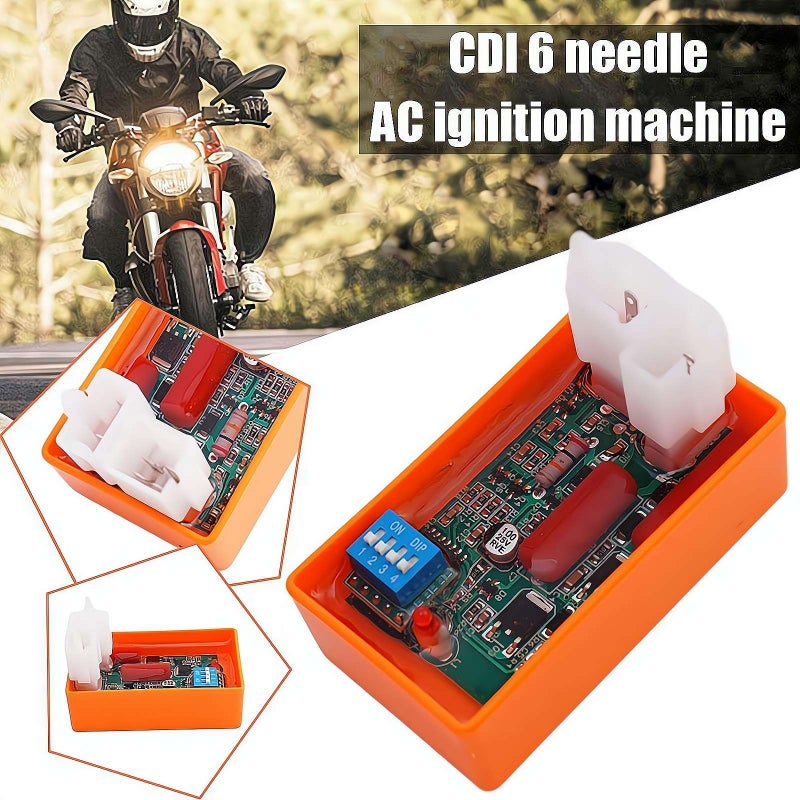 6 pin AC CDI Motorcycle Lgnition Box, High Performance Adjustable Motorcycle,Motorcycle modified CDI with DIP switch CG125 cdi racing CG150 competitive racing Adjustable AC CDI Racing - Image 2